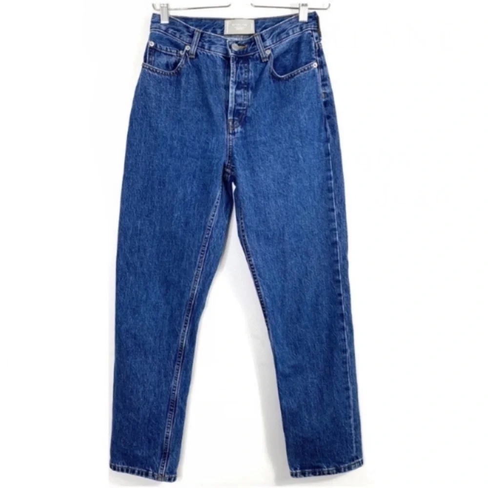 Everlane The 90's Cheeky Jean Organic Cotton High Rise Jeans Medium Washed Sz 26